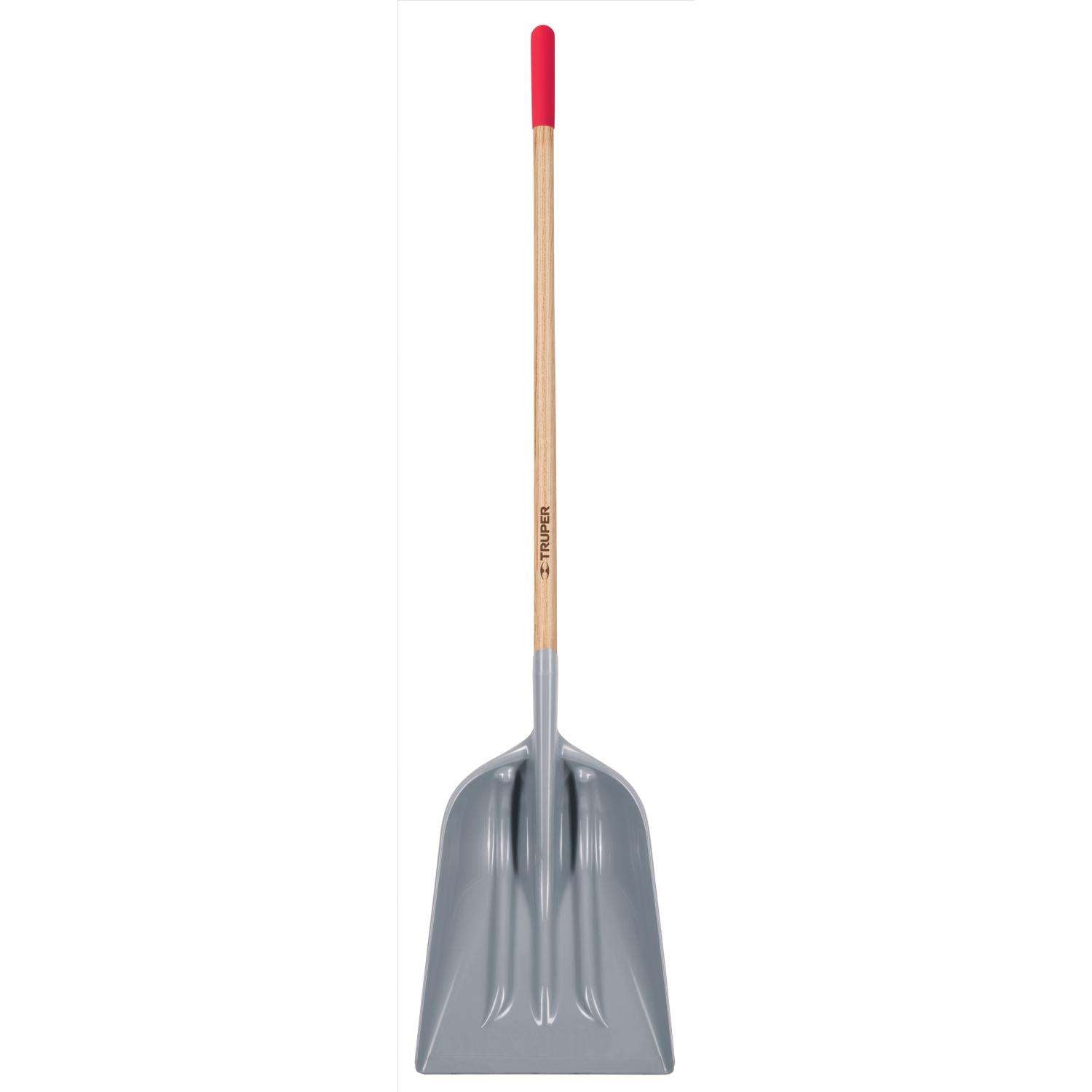  Truper Tru-Tough 62 In. Plastic Scoop Shovel Wood Handle