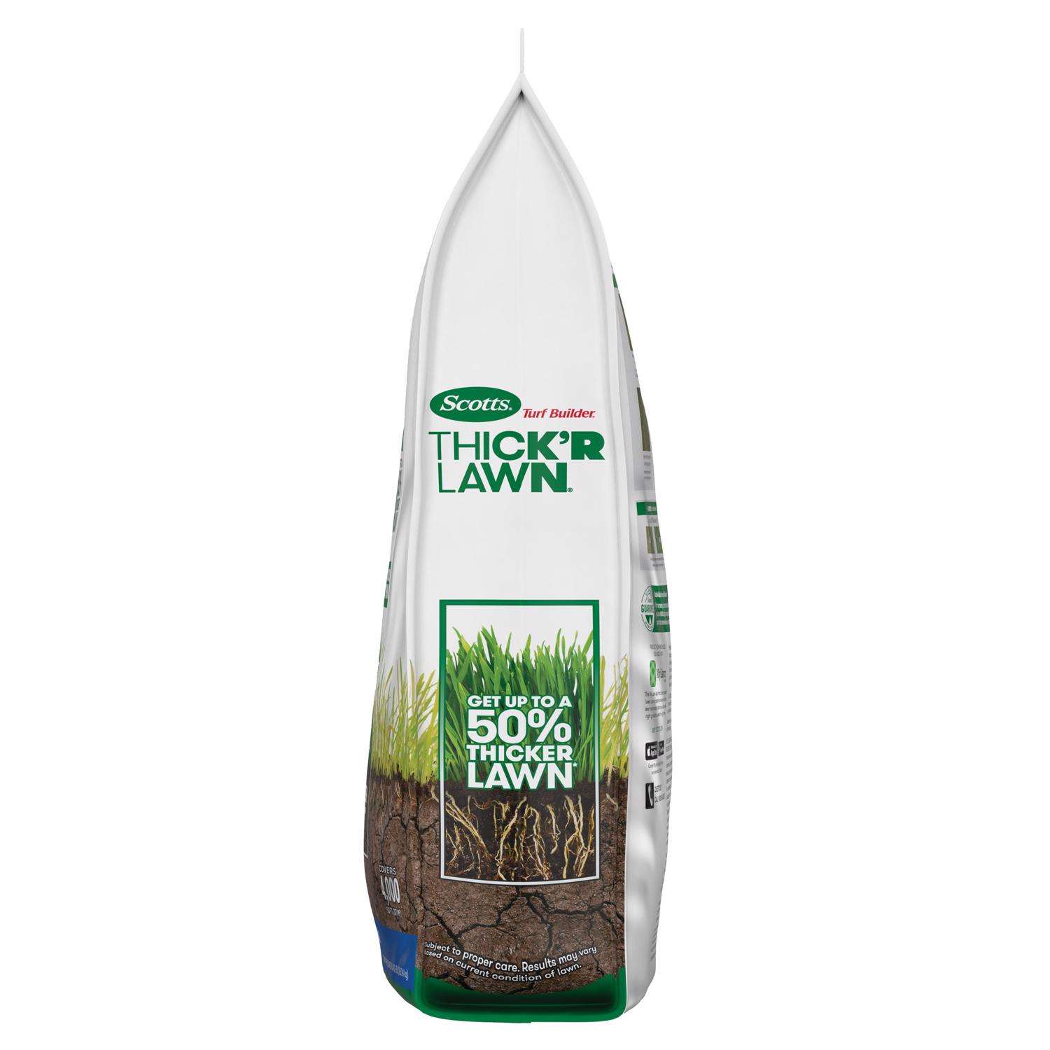  Scotts Turf Builder ThickR Lawn All-Purpose Lawn Fertilizer For Sun/Shade Mix 4000 Sq Ft
