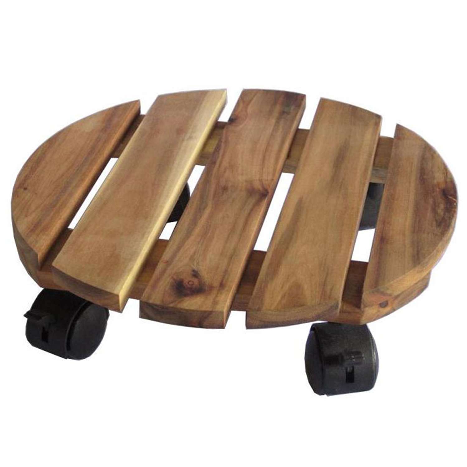  Avera Products 3.25 In. H X 12 In. W X 12 In. D Wood Traditional Plant Caddy Natural