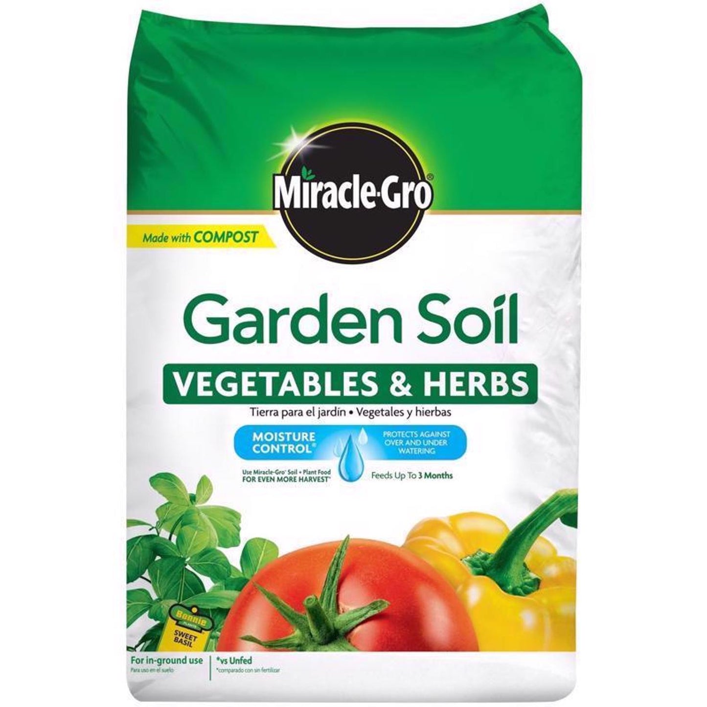  Miracle-Gro Fruit And Vegetable Garden Soil 1.5 Cu Ft