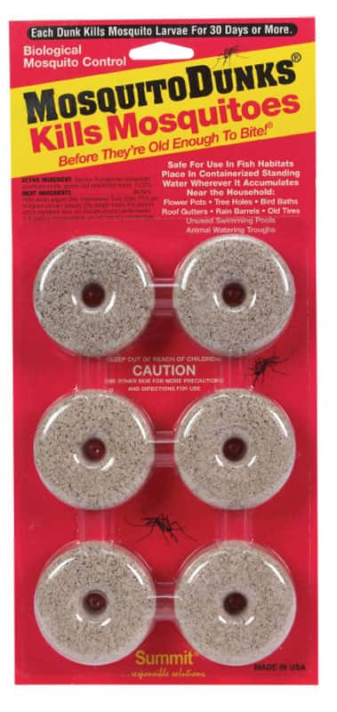  Summit Mosquito Dunks Insect Repellent Solid For Mosquitoes 3.7 Oz