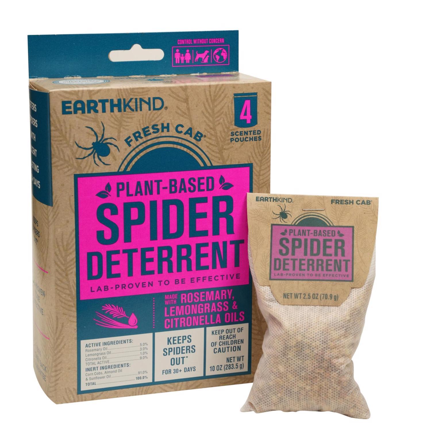  EarthKind Fresh Cab Insect Repellent Pouch For Spiders 10 Oz