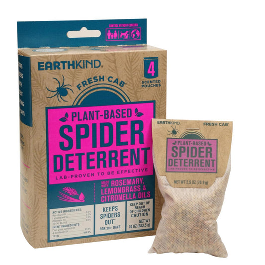 EarthKind Fresh Cab Insect Repellent Pouch For Spiders 10 Oz