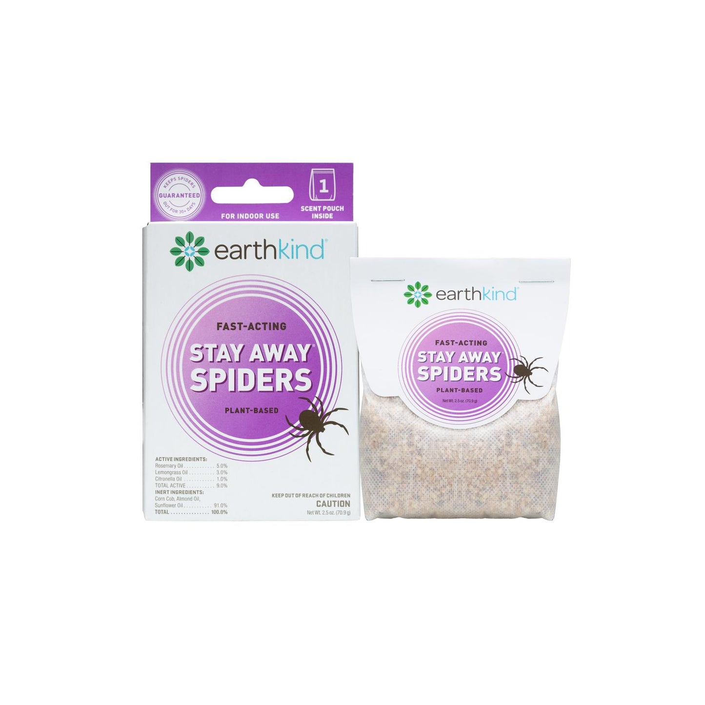  EarthKind Stay Away Insect Repellent Granules For Spiders 2.5 Oz