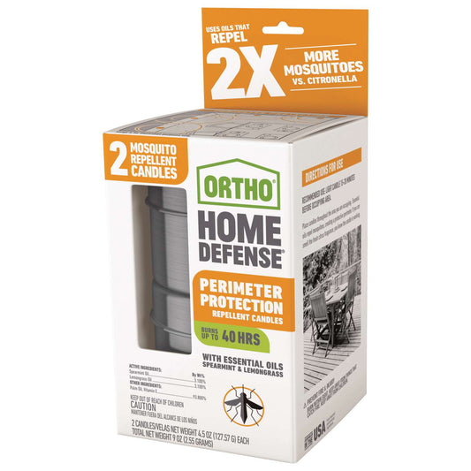  Ortho Home Defense Insect Repellent Candle For Mosquitoes 4.5 Oz