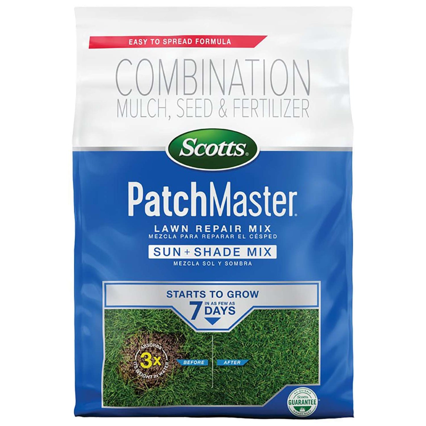  Scotts PatchMaster Mixed Sun Or Shade Grass Spot Repair Seed 4.75 Lb