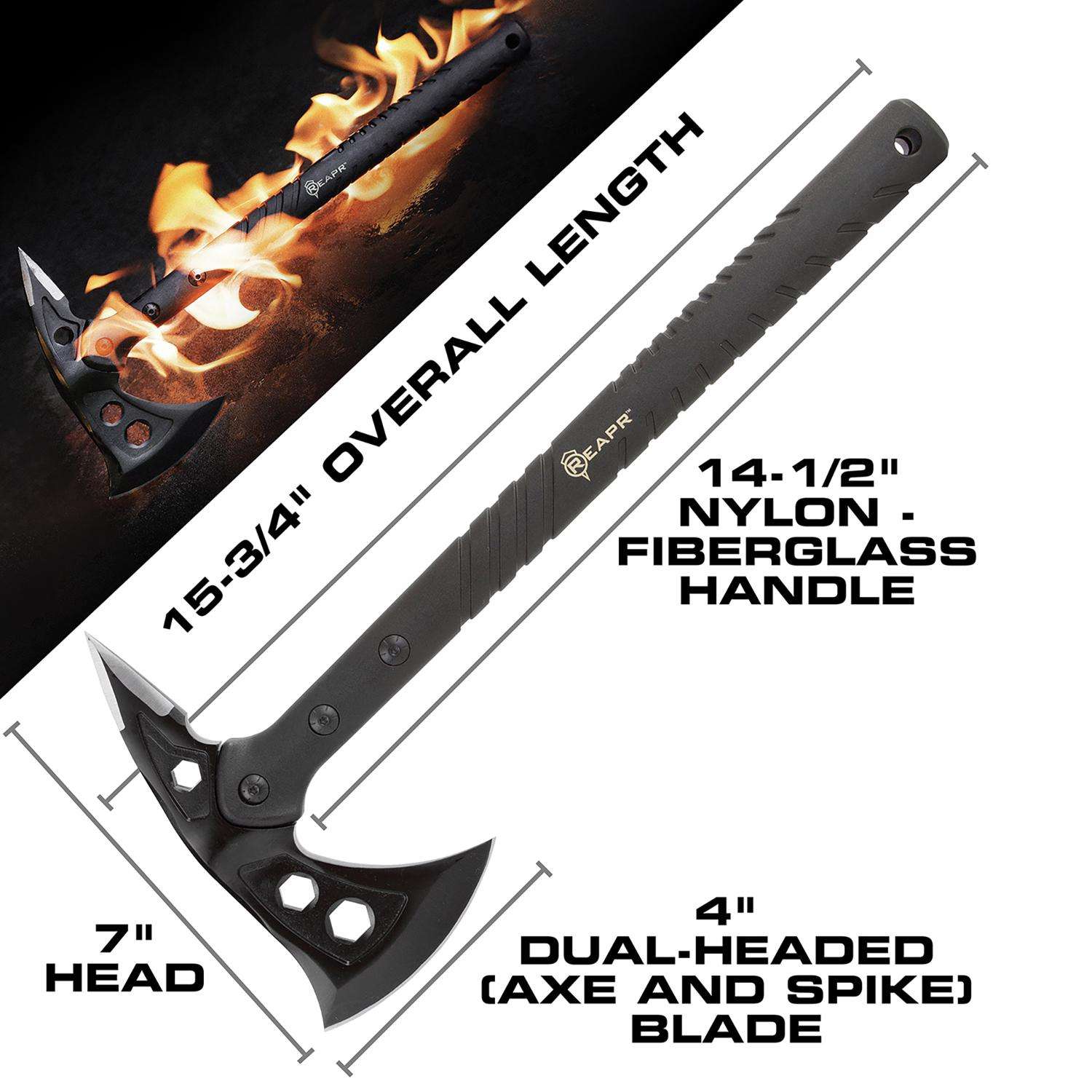  REAPR Double Bit Camp Axe 14.5 In. Nylon Handle