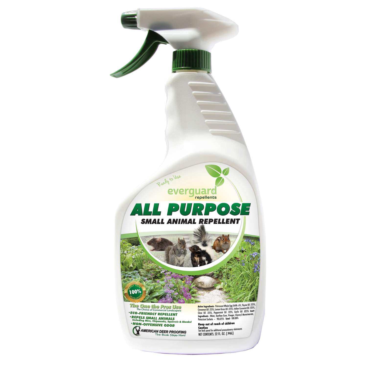  Everguard Repellents Animal Repellent Spray For Most Animal Types 32 Oz