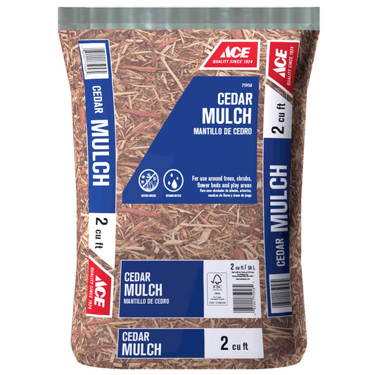  Ace Brown Cedar Mulch 2 Cu Ft