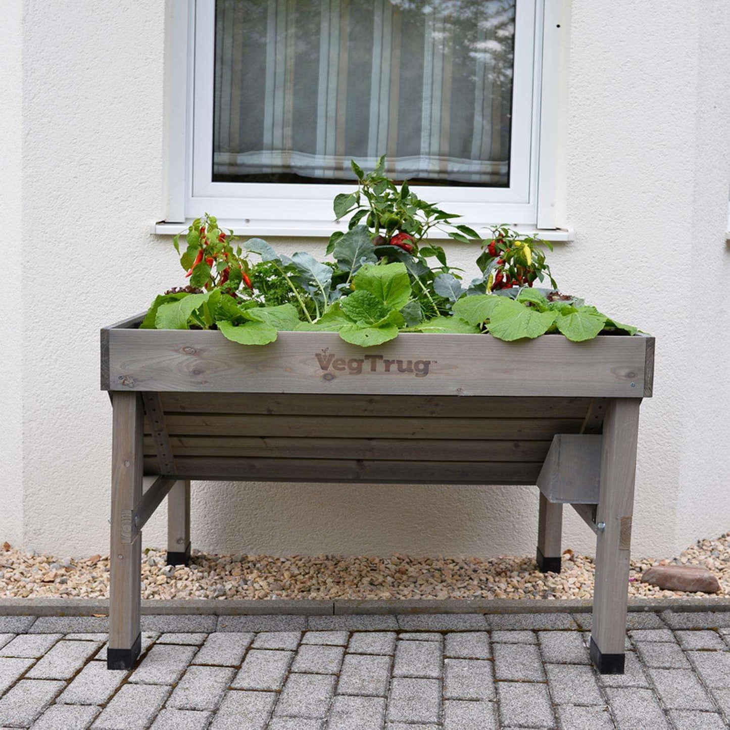  VegTrug VegTrug Classic 31.5 In. H X 40.7 In. W X 30 In. D Wood Planter Gray