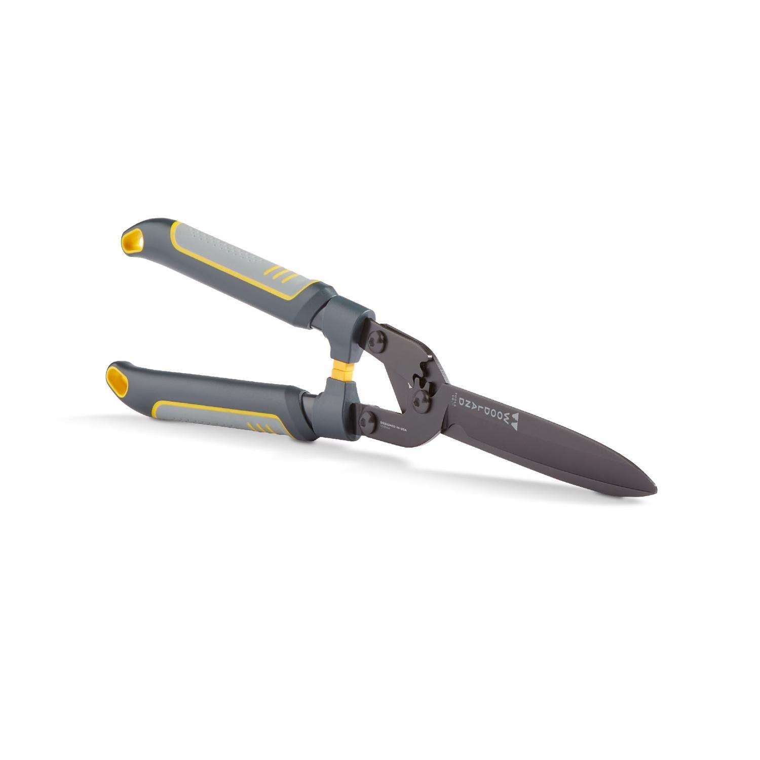  WOODLAND TOOLS Max Force High Carbon Steel Straight Edge Hedge Shears