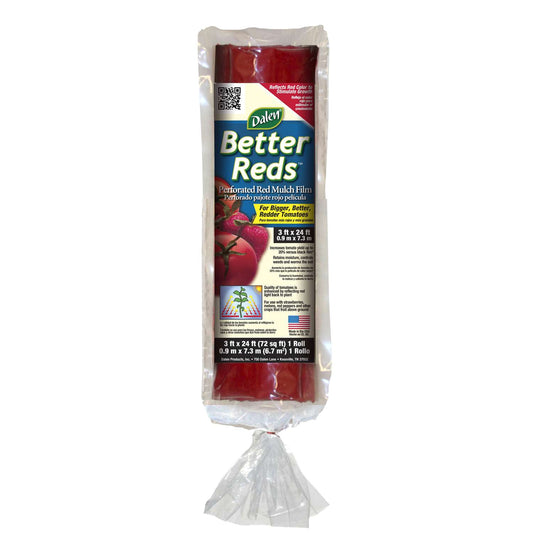  Dalen Better Reds 3 In. W X 24 Ft. L Polyethylene Mulch Film