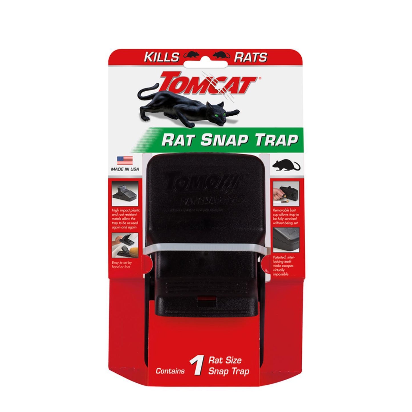  Tomcat Small Snap Trap For Rats 1 Pk
