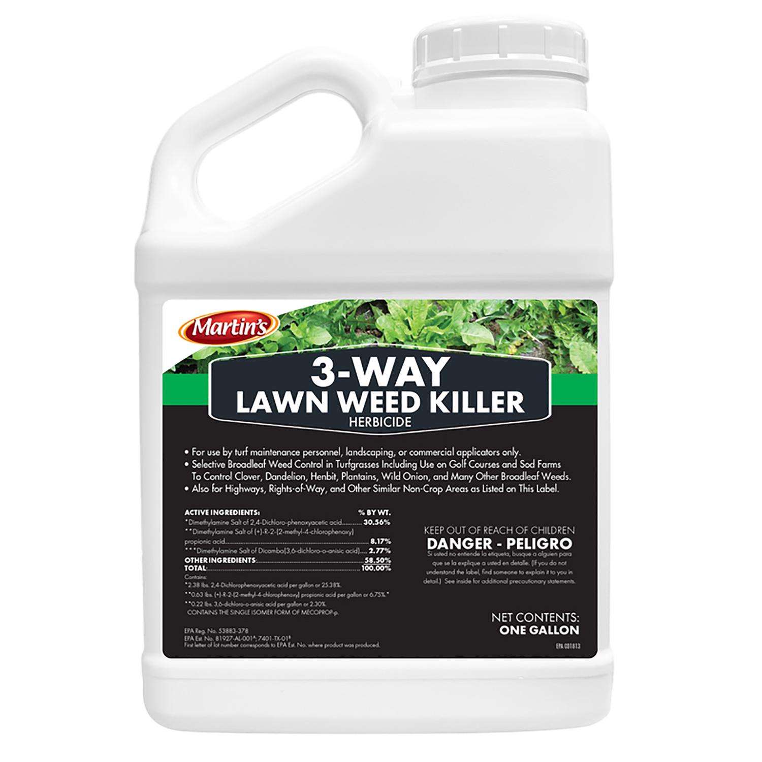  Martin's 3-Way Lawn Weed Killer Broadleaf Herbicide Concentrate 1 Gal