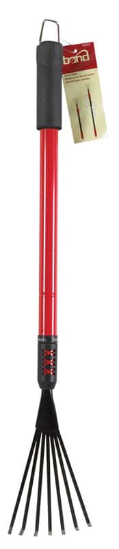  Bond 37 In. 9 Tine Steel Fan Rake Steel Handle