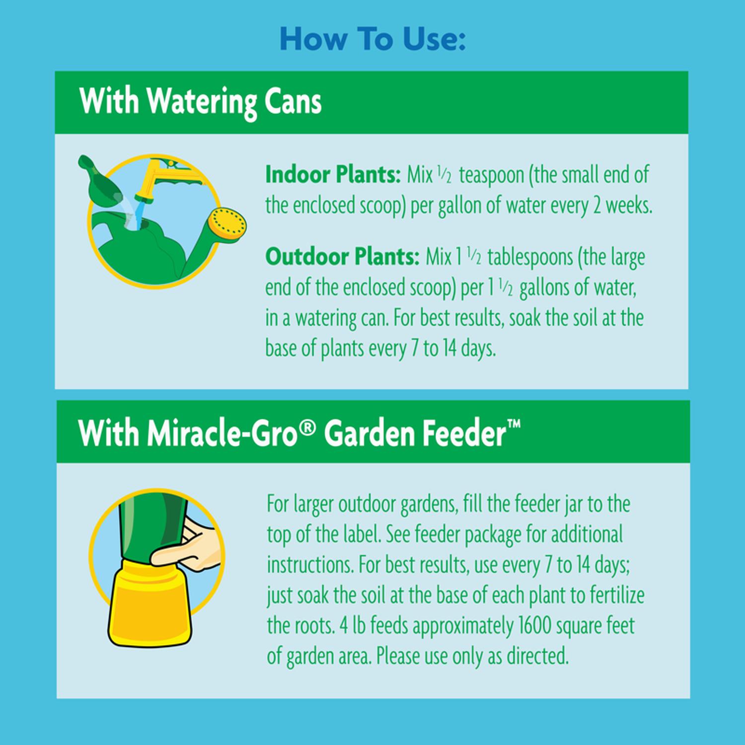  Miracle-Gro Miracid Powder Hibiscus Plant Food 4 Lb