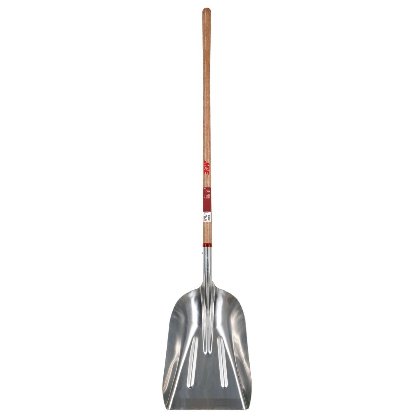  Ace 63 In. Aluminum Scoop General Purpose Shovel Wood Handle