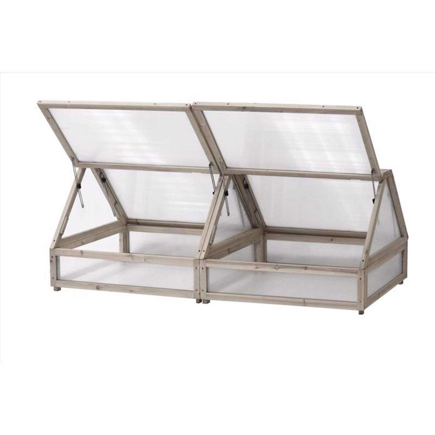  VegTrug Cold Frame Gray 26 In. H X 71 In. W Greenhouse