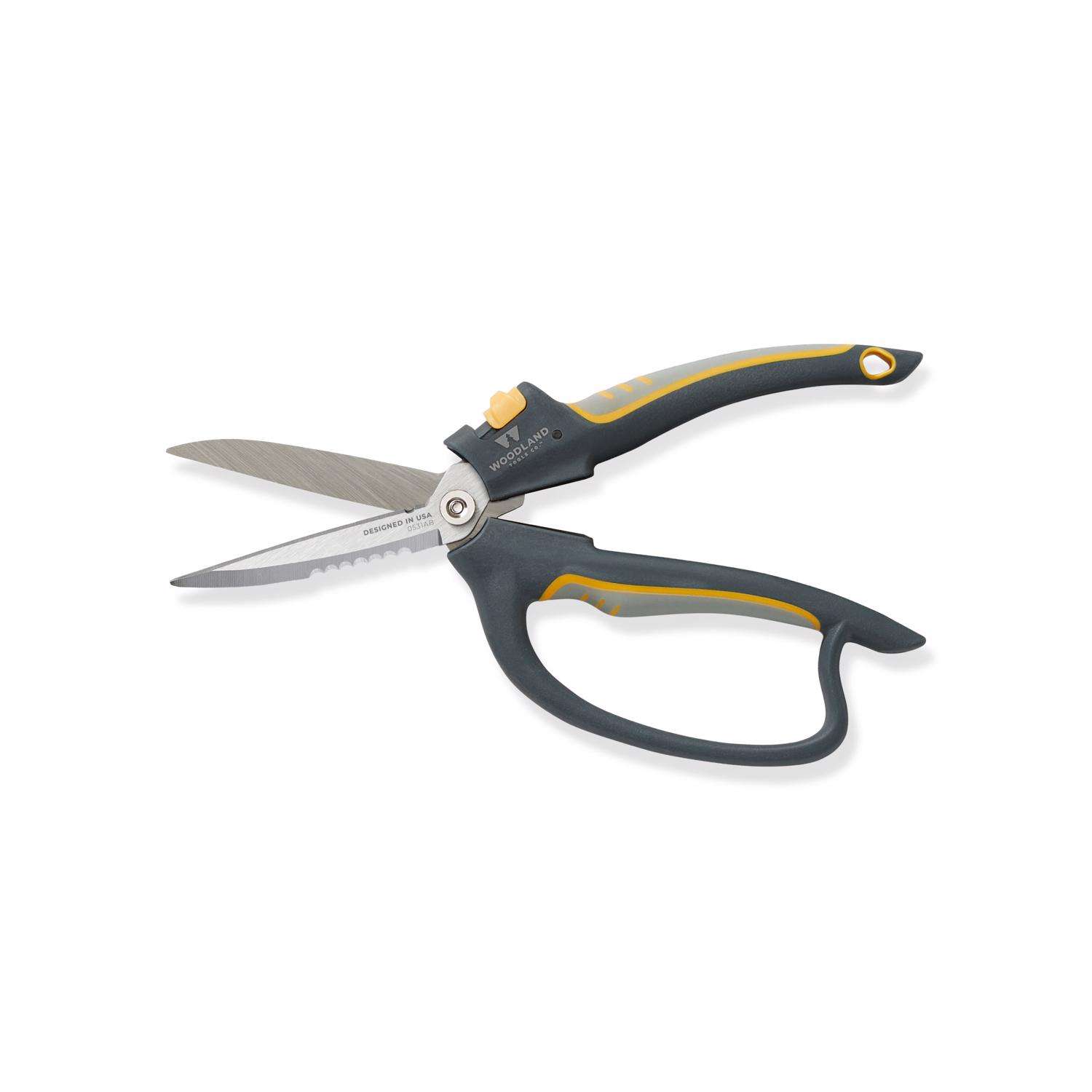 WOODLAND TOOLS 5 In. Stainless Steel Serrated Utility Shears