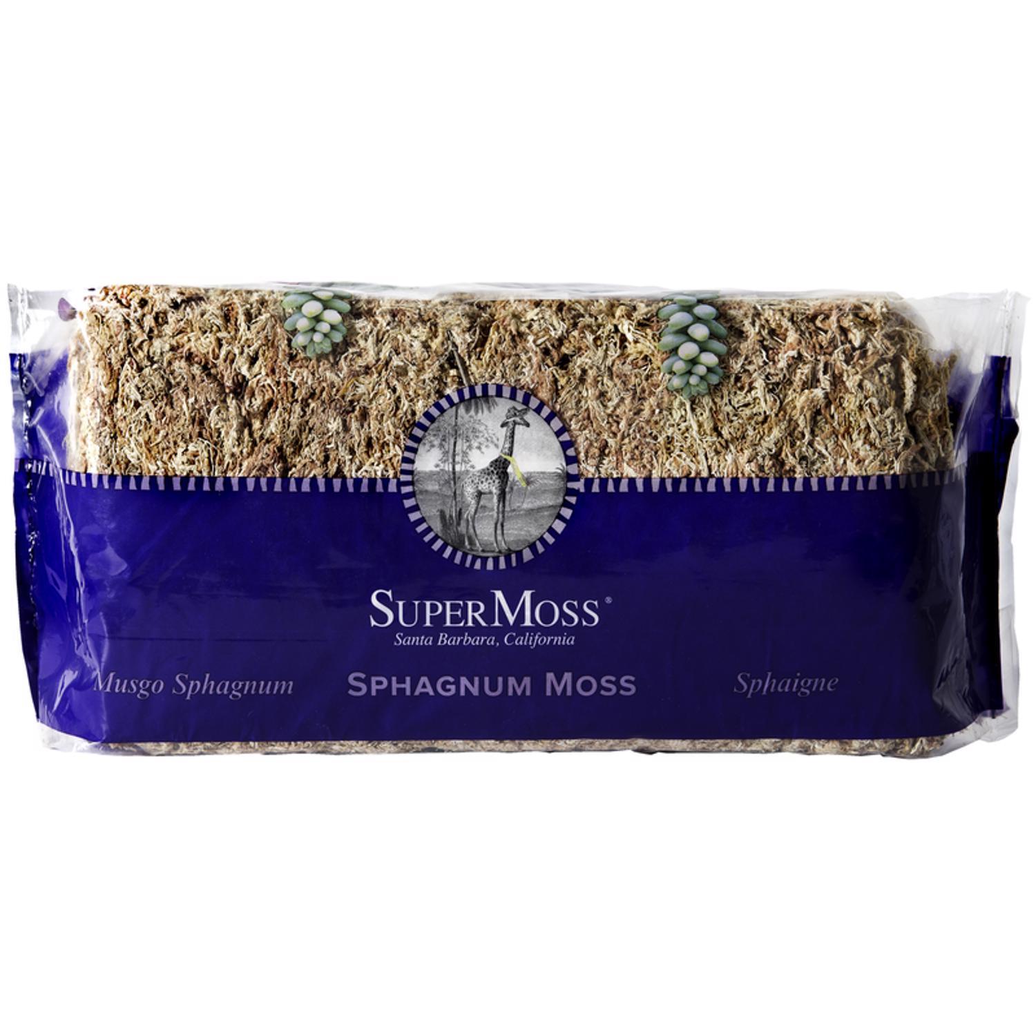  SuperMoss Natural Sphagnum Moss 0.33 Lb