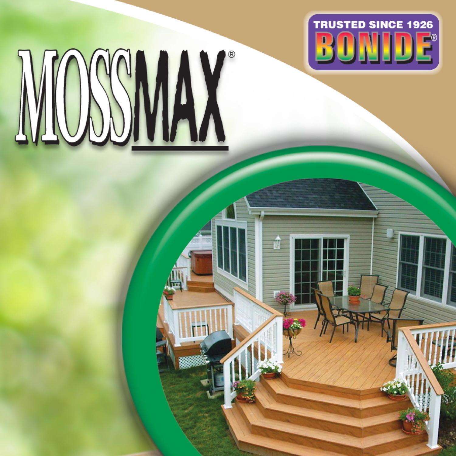  Bonide Mossmax Moss Killer RTS Hose-End Concentrate 32 Oz