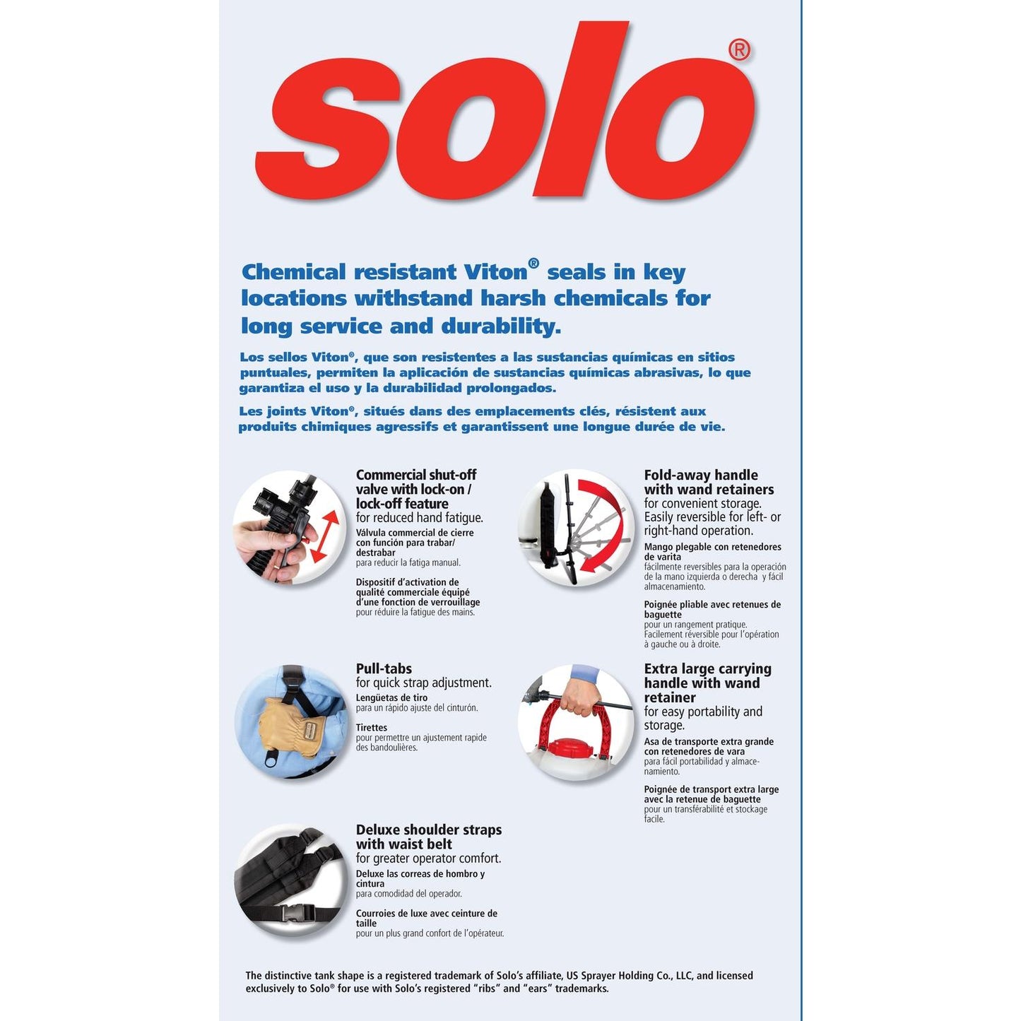  Solo 4 Gal Sprayer Backpack Sprayer
