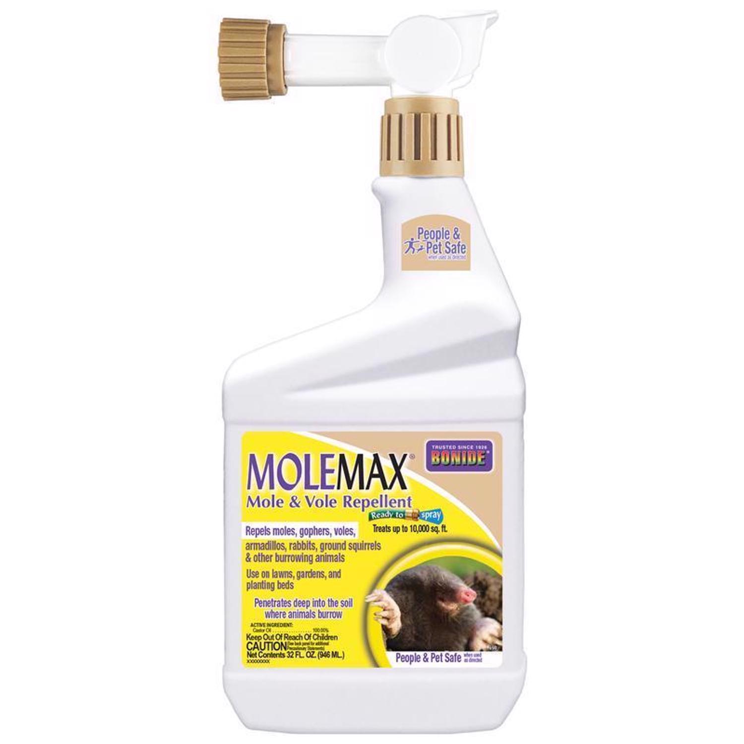  Bonide Molemax Animal Repellent Liquid For Moles And Voles 32 Oz