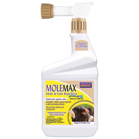  Bonide Molemax Animal Repellent Liquid For Moles And Voles 32 Oz