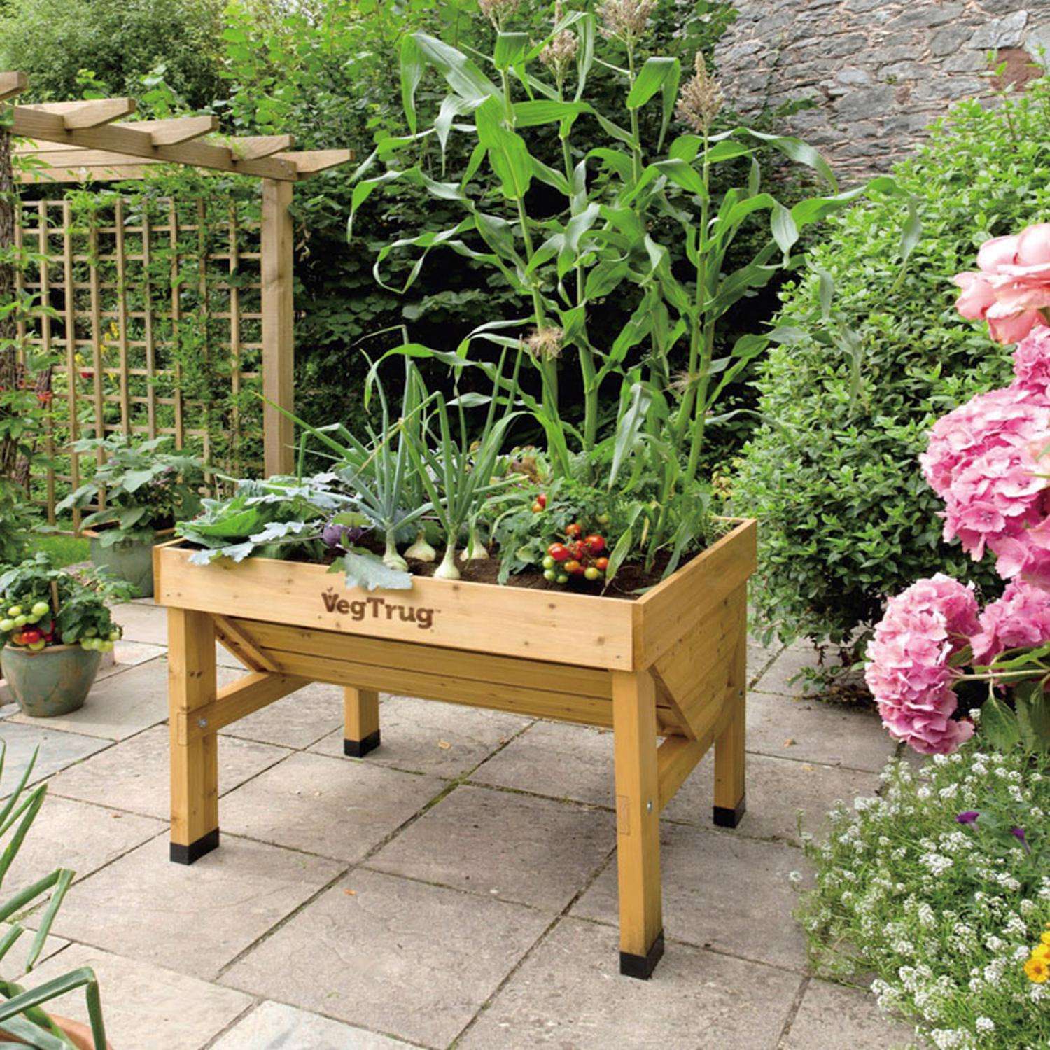  VegTrug VegTrug Classic 31.5 In. H X 40.7 In. W X 30 In. D Wood VegTrug Classic Planter Natural