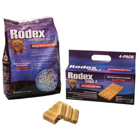  Rodex Toxic Pest Control Pellets For Mice And Rats 4 Lb 1 Pk